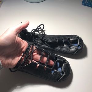 Fays Irish dance soft shoes/ghillies.